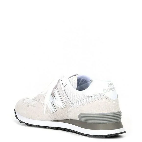 Women's 574 v3 Evergreen Suede Retro Lifestyle Sneakers Color Nimbus Cloud ReV - Picture 2 of 8